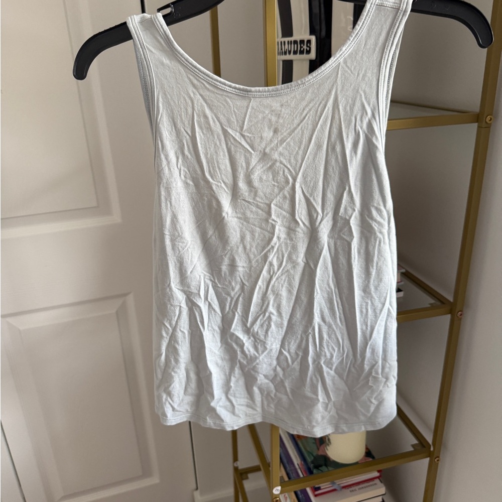 lululemon athletica Light Gray Tank Top